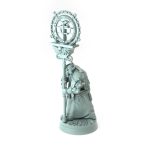 Archbishop Belphegor Cleanser B 3D-printed cleric with swirling flames and chain religious dark magic user