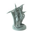 Body Choppers I orc standard bearer with war banner large 3D-printed miniature for RPGs and wargaming