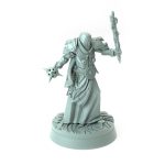 Contrition Priests F from the Church of Wrath theme featuring a plague doctor-like mask heavy robes and a ceremonial mace with chains