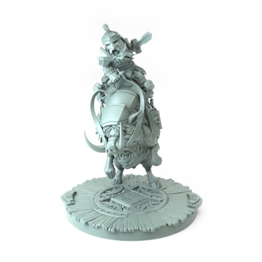 Dwarven Rider with Sword, Nezmig - Image 2