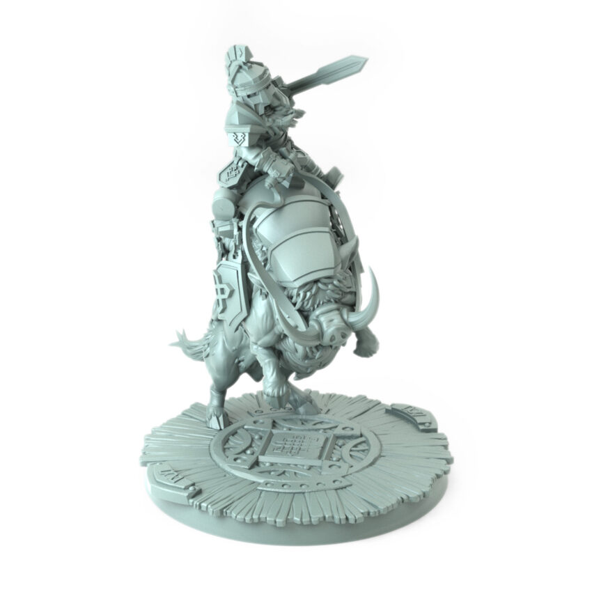 Dwarven Rider with Sword, Nezmig - Image 1