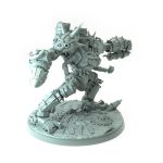 Goblin Meka Pose A Grinning Head goblin fighter meka suit 3D printed miniature