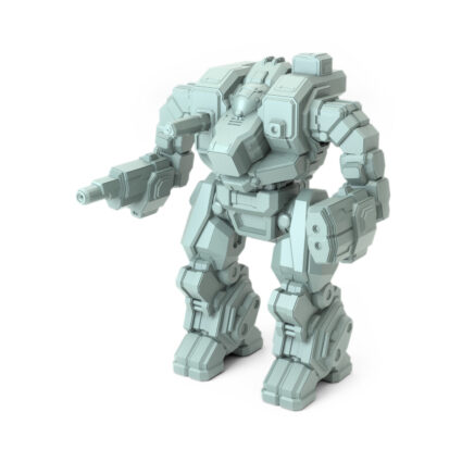 Hellbringer Spectre 3D-printed miniature with energy weapon and missile rack