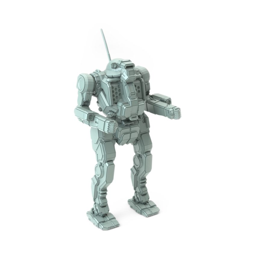 Javelin JVT-10FS Whisper 3D-printed miniature with missile racks