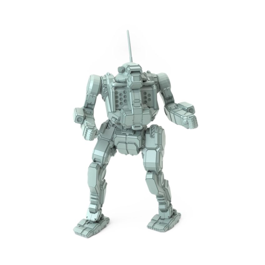Javelin JVT-10FS Whisper P 3D-printed miniature with missile racks
