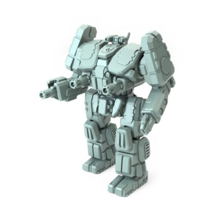 Awesome 3D-printed miniature with Particle Projection Cannons and reinforced armor