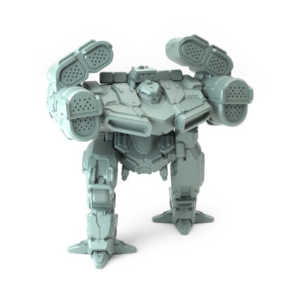 Custom 3D printed Bane Kraken LRM P heavy assault mech