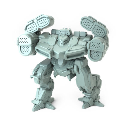 Custom 3D printed Bane Kraken LRM P heavy assault mech