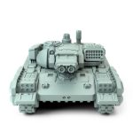 Brutus 3D-printed heavy tank miniature with autocannon and missiles