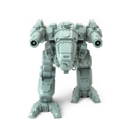 Catapult K2 3D-printed miniature with ballistic arm-mounted weapons