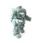 Custom 3D printed Hellbringer Spectre P mech model