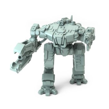 King Crab assault-class mech with dual autocannons and heavy armor