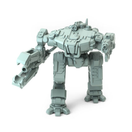 King Crab assault-class mech with dual autocannons and heavy armor