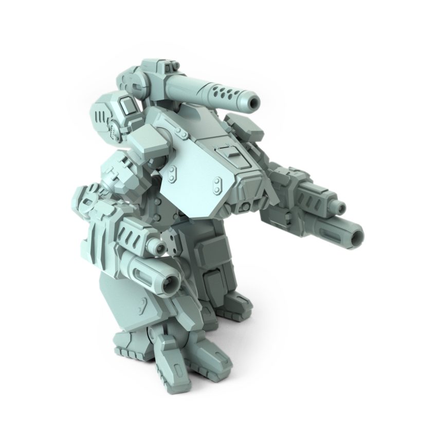 Marauder P heavy-class mech with PPC and dual autocannons