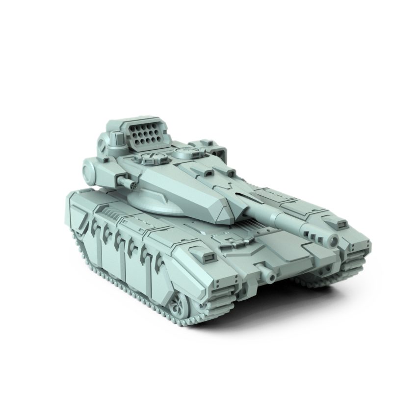Merkava V1 medium combat tank with cannon and missile launcher