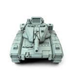 Merkava V2 medium combat tank with missile launcher and main cannon