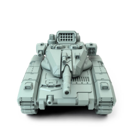 Merkava V2 medium combat tank with missile launcher and main cannon