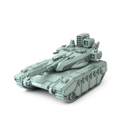 Merkava V3 medium tank with dual missile launchers and main cannon