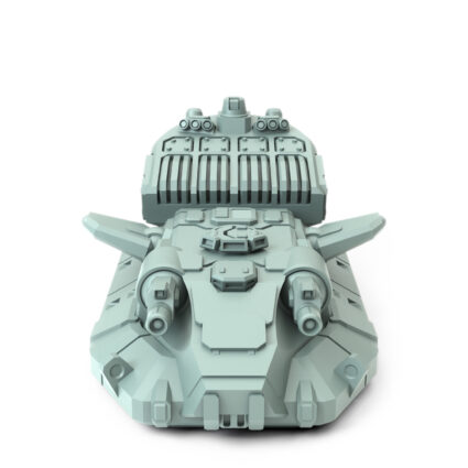 Morningstar Minion with twin cannons and rear-mounted missile launcher