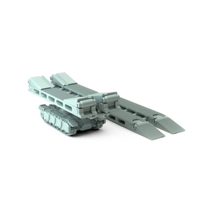 Rommel MTU engineering tank with dual-bridge system