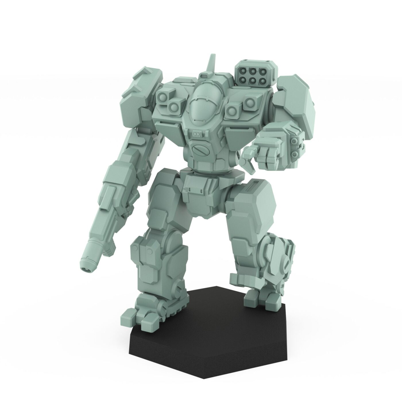 battlemaster 1g mech miniature for sci-fi tabletop games