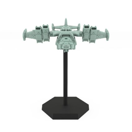 Anhur Transport miniature 3D printed clan aerospace support dropship gunship for wargaming tabletop