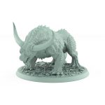 horned armored fantasy beast mini unmounted resin creature model