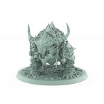 armored fantasy beast miniature with skull chains and spiked plating from unchained collection
