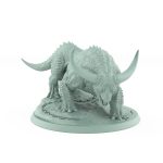 snarling unarmored horned beast with dragging chains from unchained collection