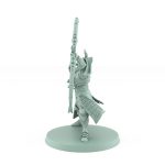 celestial archer miniature aiming divine bow in full draw