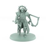 celestial archer miniature walking poised with holy bow