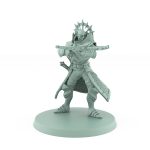 celestial warrior miniature shooting crossbow in action pose