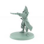 celestial warrior miniature shooting crossbow in action pose