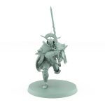 celestial paladin leader charging with great sword