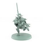 celestial paladin leader charging with great sword