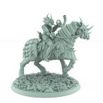 armored vampire warhorse miniature gothic undead cavalry steed fantasy