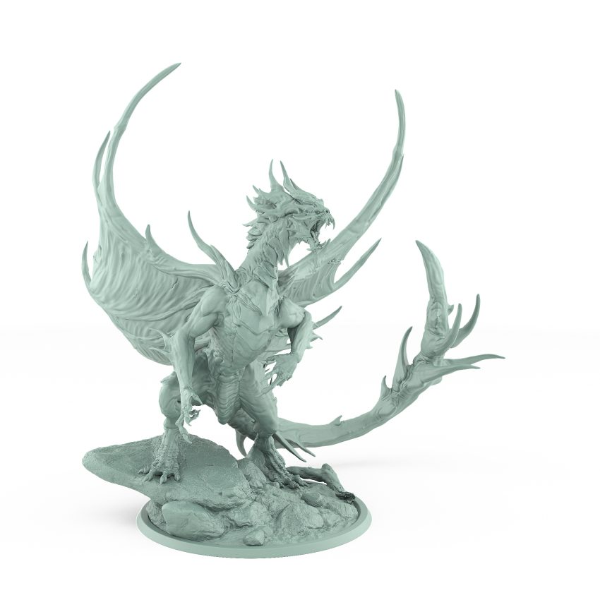undead vampire dragon miniature gothic fantasy monster model