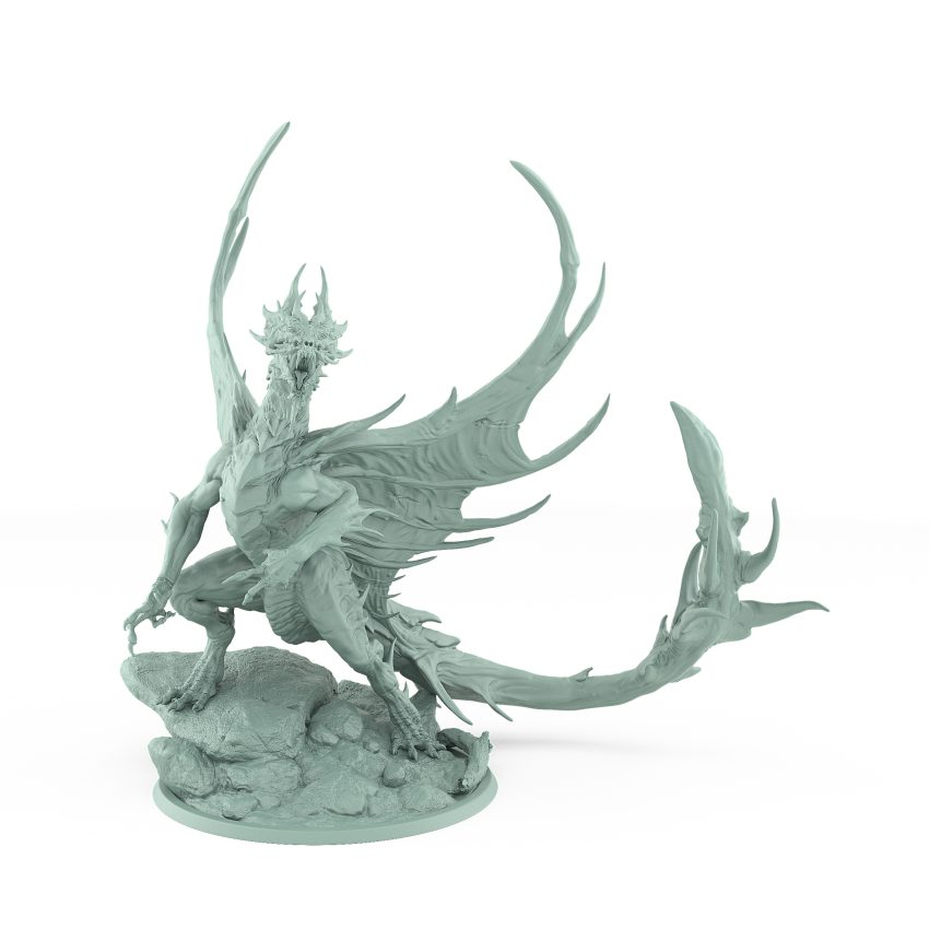 undead vampire dragon miniature gothic fantasy monster model