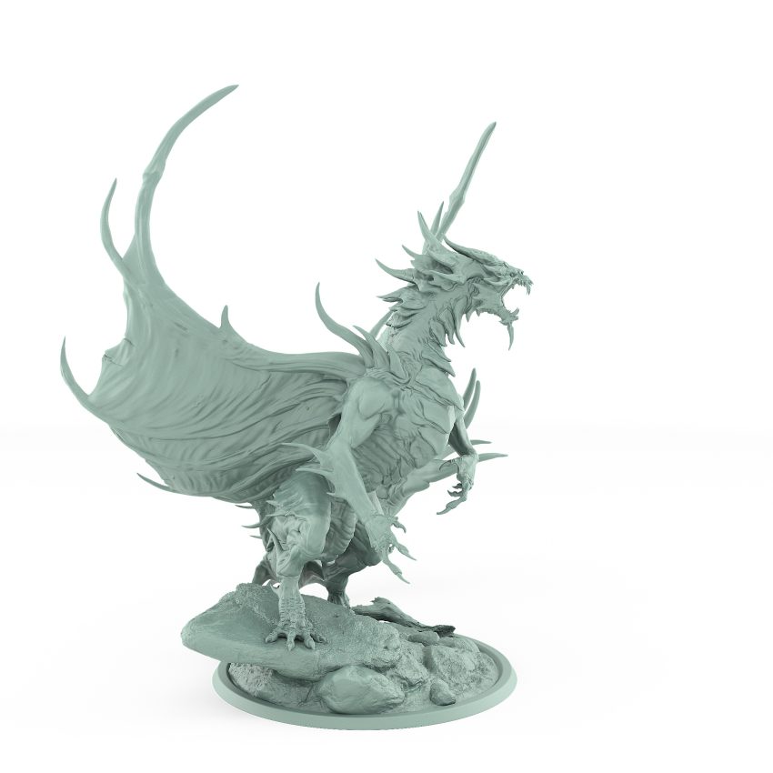 undead vampire dragon miniature gothic fantasy monster model