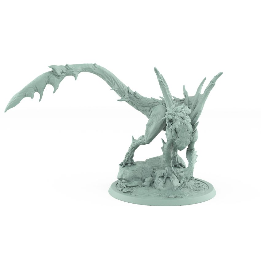 young vampire dragon miniature undead gothic drake fantasy model