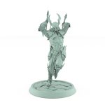 vampire knight charging with axe gothic undead warrior miniature
