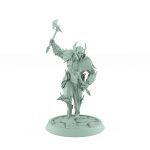 vampire knight charging with axe gothic undead warrior miniature
