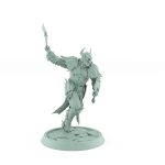 vampire knight charging with axe gothic undead warrior miniature