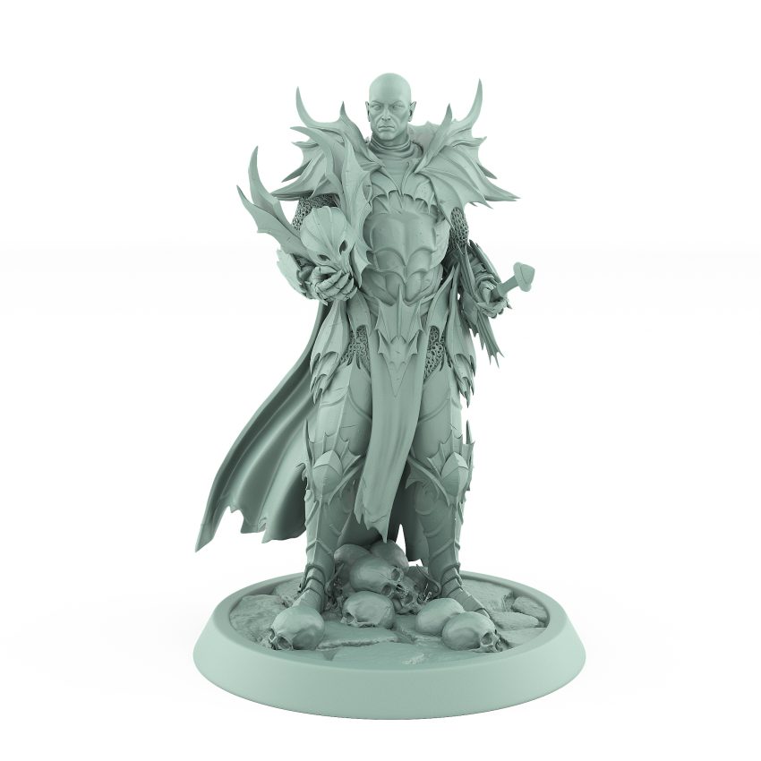 vampire general idle pose gothic blood knight undead warlord miniature