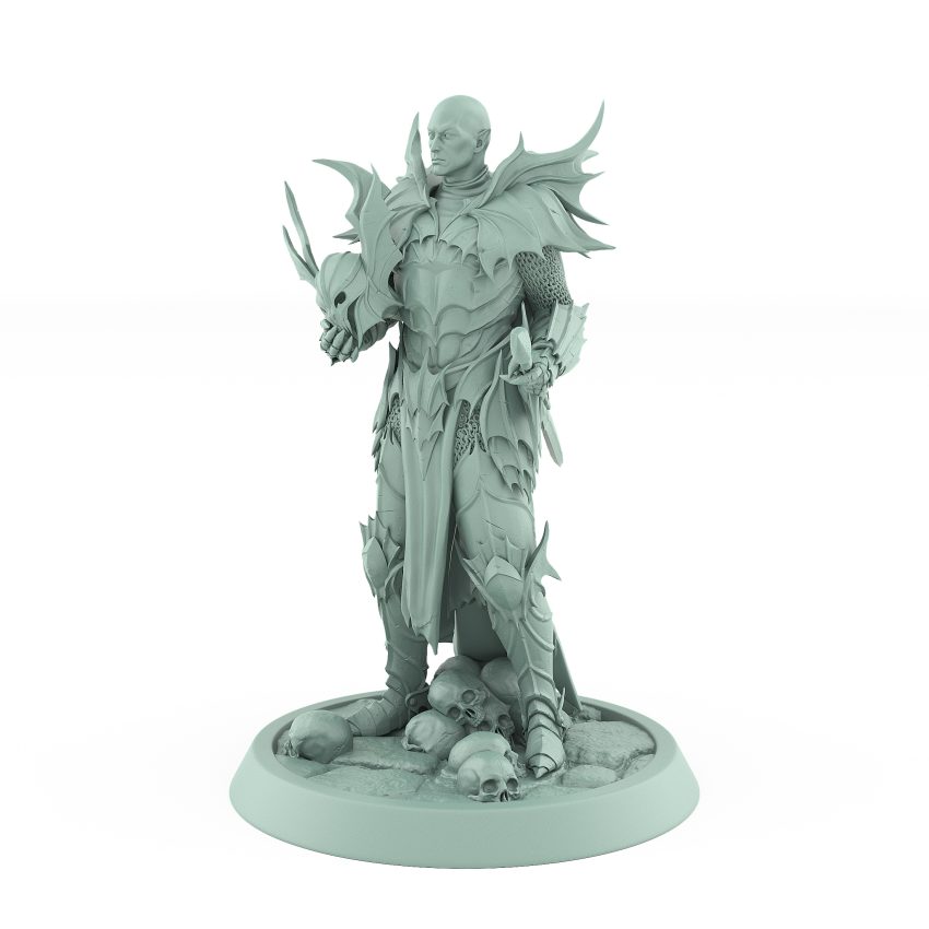 vampire general idle pose gothic blood knight undead warlord miniature