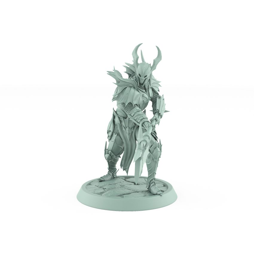 vampire general idle pose gothic blood knight undead warlord miniature