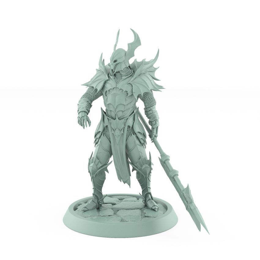 vampire general idle pose gothic blood knight undead warlord miniature
