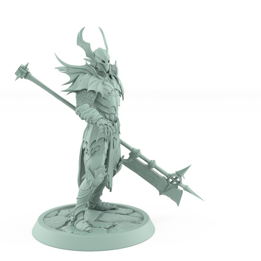 vampire general idle pose gothic blood knight undead warlord miniature