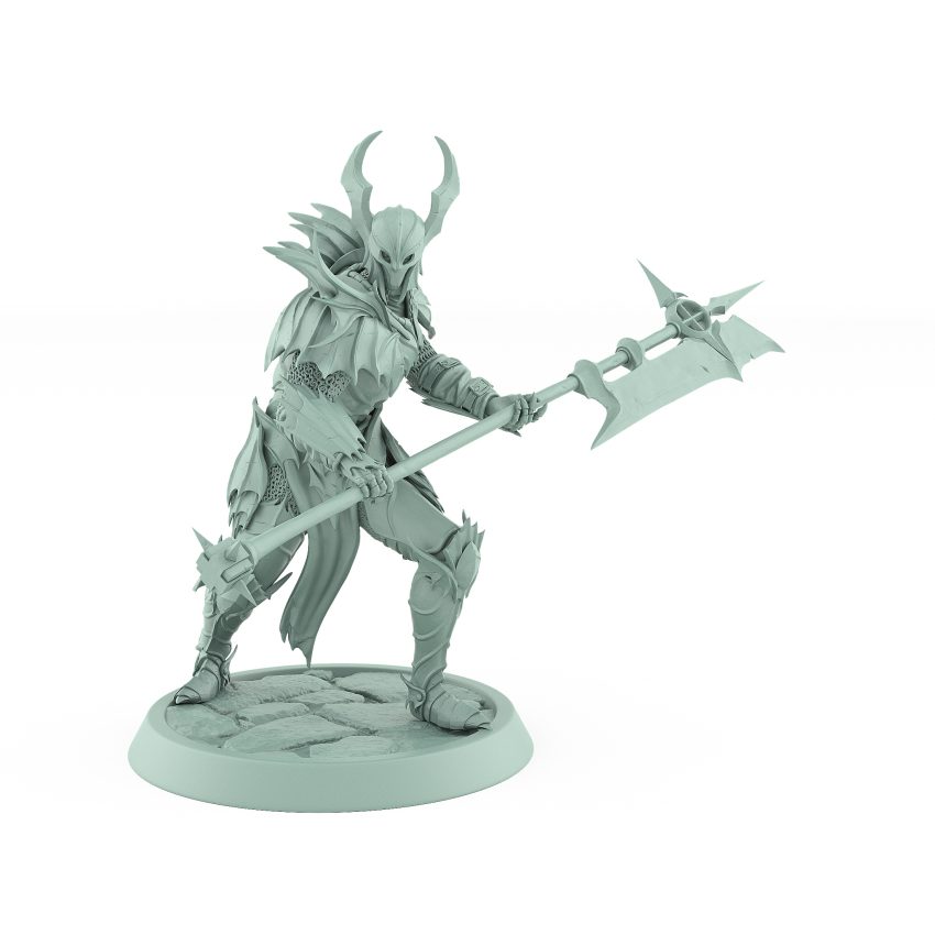 vampire general idle pose gothic blood knight undead warlord miniature