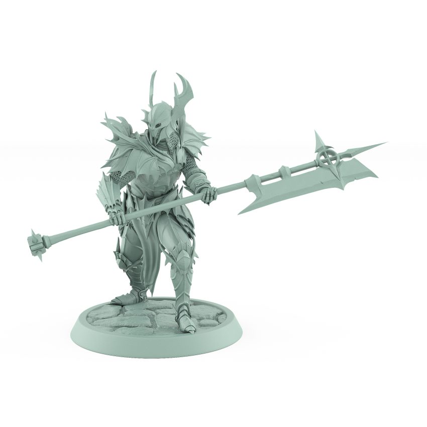 vampire general idle pose gothic blood knight undead warlord miniature